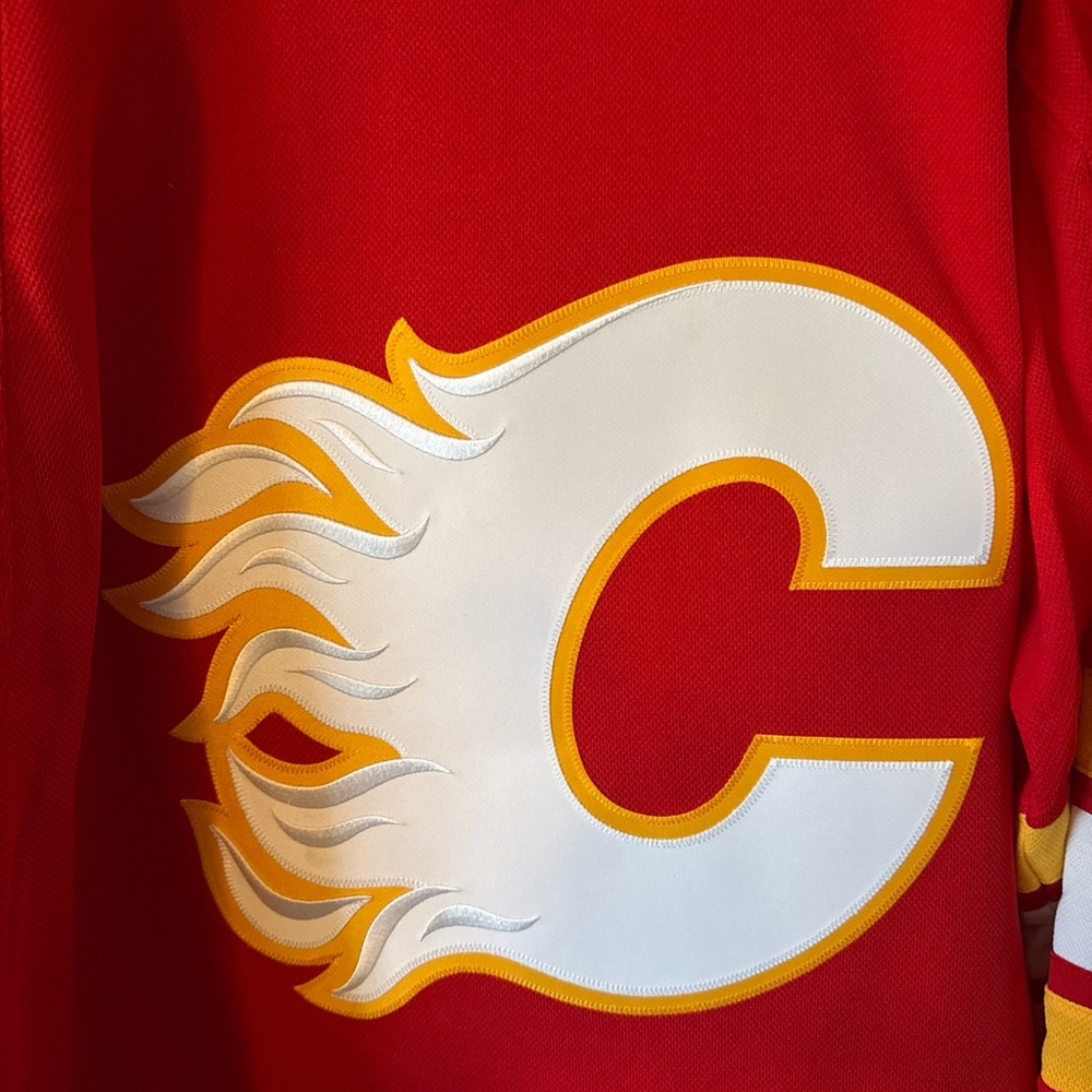 Adidas Red and Yellow Men's Jersey - Picture 2 of 7